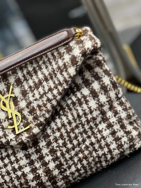 Tony Luxuries YSL CHAIN PUFFER SMALL BAG 0729